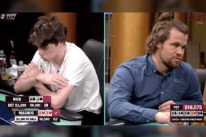 【EV扑克】“棋坛莫扎特”震惊全网的Hero Call!4一对竟能跟注三条街,打出极限价值-EV德州扑克
