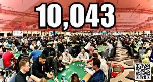 【EV扑克】WSOP史上最大!10043人参赛,1210万刀冠军奖金,3663人晋级Day3-EV德州扑克