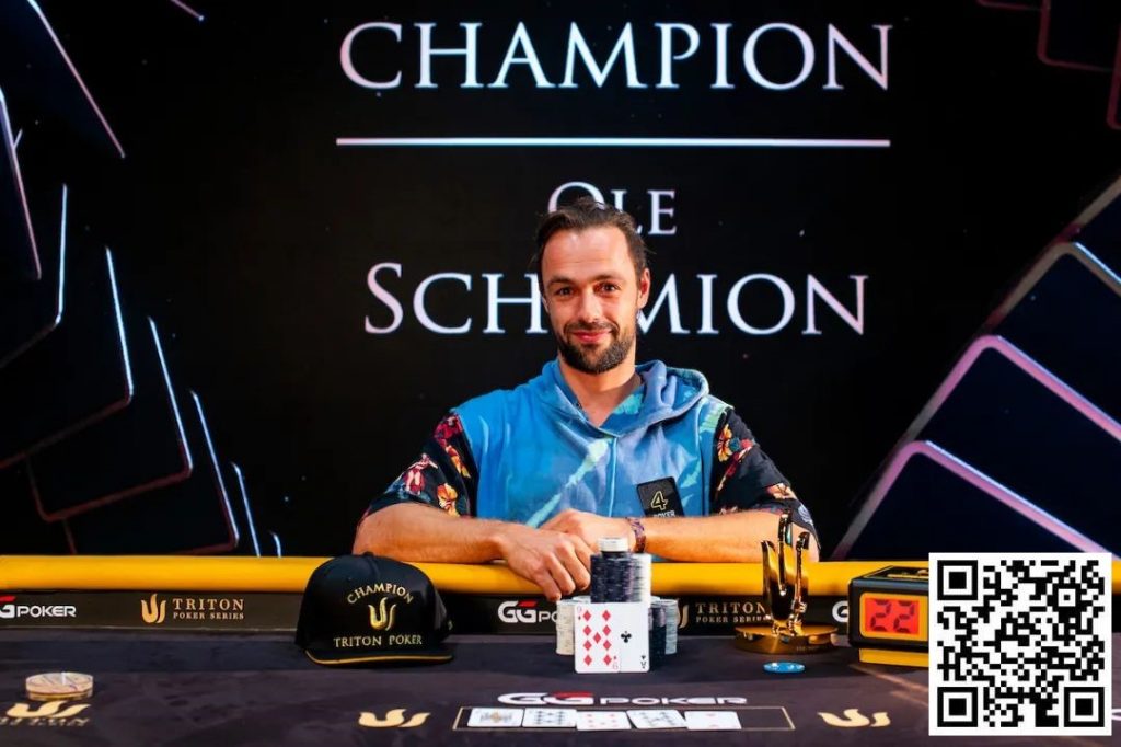 图片[1]-【EV扑克】简讯 | Triton系列赛：Ole Schemion在50K锦标赛中赢得135万美元奖金-EV德州扑克