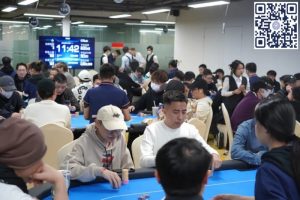 【EV扑克】广州闪光雷盛大开业 | 凉意难抵选手热情,A组共264人次参赛,刘涛以39.4万记分牌领衔61人晋级第二轮-EV德州扑克