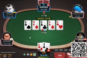 【EV扑克】牌局分析:单张成顺,顶set bet or check?-EV德州扑克