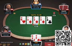 【EV扑克】牌局分析:新口诀,中对听花,过牌控池-EV德州扑克