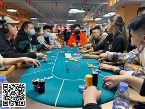 【EV扑克】汕头南湾杯|Set到底顶不顶的住?老陈26.9W记分牌荣登主赛D组CL,DAY1共63人晋级第二轮-EV德州扑克