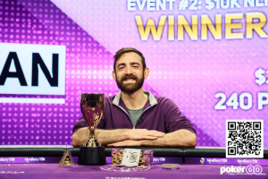 【EV扑克】Dylan Weisman赢得 PokerGO杯赛事#2胜利-EV德州扑克