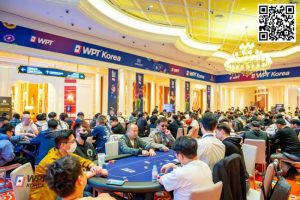 【EV扑克】WPT济州岛站|主赛首战开启!A组吸引319人次参赛余84人晋级!国人选手林岩豪揽83.6万记分笑傲全场!-EV德州扑克