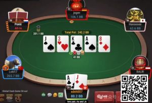 【EV扑克】牌局分析:2对面对河牌2倍超池allin-EV德州扑克