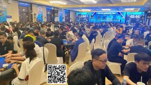 【EV扑克】CPG三亚总决赛主赛事A组1296人参赛火爆开场!张衍凯293500计分牌登顶CL携手466人晋级-EV德州扑克