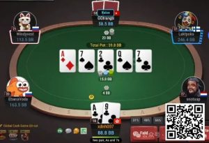 【EV扑克】牌局分析:顶对一忍再忍-EV德州扑克