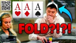 【EV扑克】能弃掉这手Set A真的太绝了！简直有点不真实-EV德州扑克