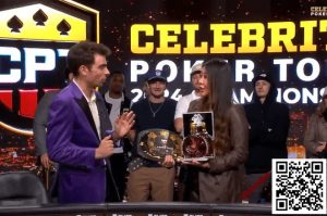 【EV扑克】最美Maria Ho在名人扑克比赛中超绝爆冷对手，第二次夺冠-EV德州扑克