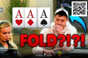 【EV扑克】外媒说他AA中暗三还能弃牌是今年最牛逼的操作-EV德州扑克