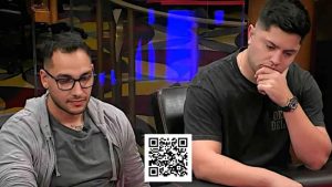 【EV扑克】牌局分析:面对河牌全压,只有一对Q就也敢跟注抓鸡?-EV德州扑克