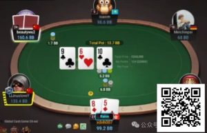 【EV扑克】牌局分析：知道你肯定会bluff，所以让你免费买花-EV德州扑克