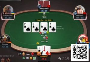 【EV扑克】牌局分析:推allin的时机很完美-EV德州扑克