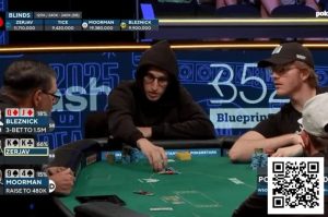 【EV扑克】翻前4-bet变call，翻牌击中顶set，WSOP豪客赛出现angle shoot？-EV德州扑克