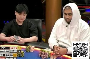 【EV扑克】这是不是你见过的高额桌游戏里最紧的弃牌？-EV德州扑克