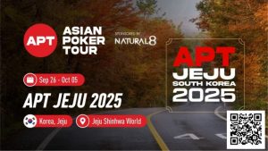 【EV扑克】2025APT济州|主赛创韩国赛史新里程碑,中国台湾牌手Yu Hsiang Huang领跑Day2-EV德州扑克