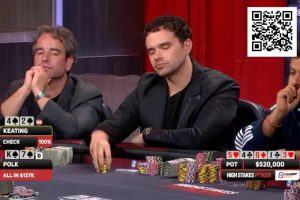 【EV扑克】用4-high跟注全下,用AA推入1287个BB——Alan Keating是天才还是疯子?-EV德州扑克