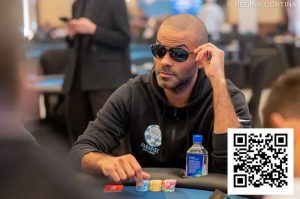 【EV扑克】NBA传奇T托尼·帕克三战WSOP再度折戟，口袋A不敌对手两对遗憾出局-EV德州扑克