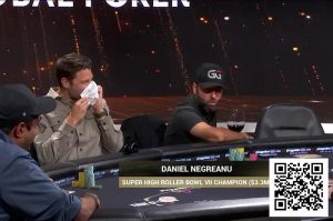 【EV扑克】葡萄酒成“作弊神器”？丹牛微醺出战豪客碗，精准弃牌与大胆诈唬惊艳牌桌-EV德州扑克