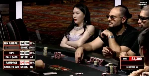 【EV扑克】All in姐Britney遭移出WSOP首场高额直播游戏-EV德州扑克