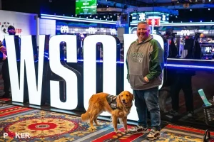 【EV扑克】带着金毛打WSOP?“没有它,我可能会死在牌桌上”-EV德州扑克