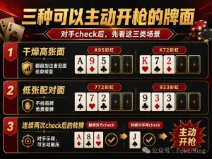 【EV扑克】别再被“免费牌”坑了：翻牌没中，为什么高手反而更敢开枪？-EV德州扑克