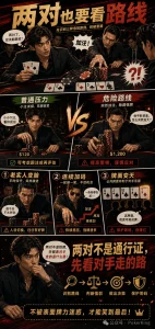 【EV扑克】两对被加注,为什么越看越危险?三条路线帮你重新估价-EV德州扑克