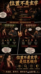 【EV扑克】坐下之前先看四个信号：位置选对了，牌还没发就少了一半难度-EV德州扑克