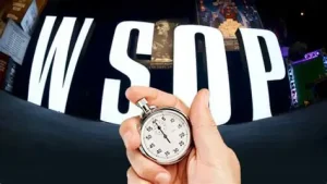 【EV扑克】17分钟长考的代价：全体上钟！WSOP中途改规则玩家当场炸锅-EV德州扑克