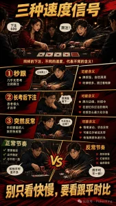 【EV扑克】牌桌上的时间密码：秒跟、长考和反常节奏，哪个才值得你当真？-EV德州扑克