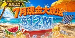 【EV扑克】7月狂欢开启:$1200万美金现金雨,全游戏都能赢!-EV德州扑克